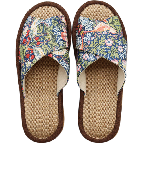 【当商品送料無料】オクムラ ジュート スリッパ 通販 ルームシューズ 前あきスリッパ 室内履き 部屋履き 室内スリッパ 室内サンダル 来客用