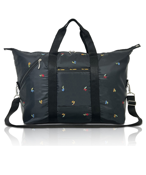 【当商品送料無料】ボストンバッグ 軽量 通販 Ferlieden フェアリーデン 小花刺繍 旅行バッグ 旅行 トラベルバッグ 軽い 大容量 女性