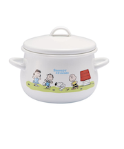 【当商品送料無料】両手鍋 16cm 通販 ホーロー鍋 日本製 豊琺瑯 SNJ-2404 ホーロー両手鍋 スヌーピー グッズ PEANUTS