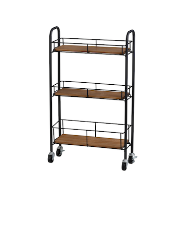 【当商品送料無料】キャスター付き ワゴン 収納 通販 収納ラック 収納カート サイドワゴン キッチンワゴン スリムカート スキマ収納 隙間収納