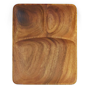 【当商品送料無料】ACACIA ウッドプレート 通販 ランチプレート 仕切り ワンプレート 木目 仕切り皿ワンプレート 仕切り皿 ランチ皿 取り皿