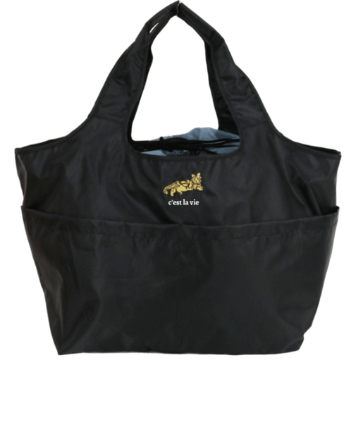 【当商品送料無料】エコバッグ ポケット 大容量 通販 エコバック トートバッグ トートバック 手提げ トート 巾着タイプ 巾着 買い物 簡易