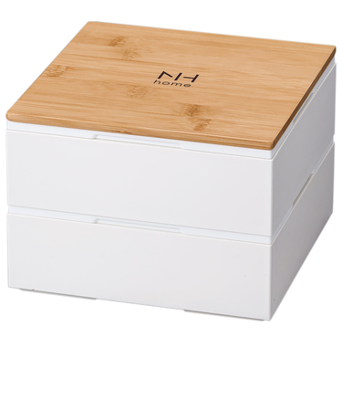 【当商品送料無料】NH home エヌエイチホーム 弁当箱 二段 小さめ 通販 日本製 国産 お重箱 重箱 御重 ランチボックス お弁当箱 二段重箱