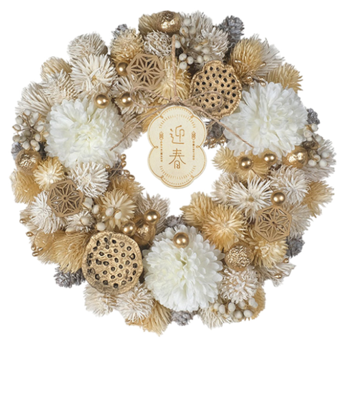 お正月リース♪No.13 お正月 リース S 通販 玄関リース 冬 玄関 飾り Sサイズ 玄関飾り 壁