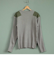 【当商品送料無料】セーター メンズ 通販 コマンドセーター ミリタリーセーター 畦編みニットセーター 新品 JW038YN アクリル あぜ編みニット