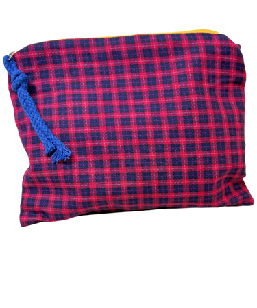 【当商品送料無料】チェック柄 ポーチ 通販 化粧ポーチ 小物入れ コスメポーチ メイクポーチ コスメ収納 メイク道具収納 文房具入れ ペンポーチ