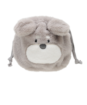 【当商品送料無料】アニマル 巾着 ポーチ 通販 小物入れ 巾着袋 メイクポーチ 化粧ポーチ 袋 フェイスポーチ アニマルポーチ 巾着ポーチ