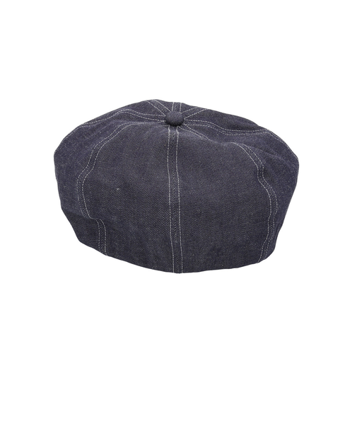 【当商品送料無料】ベレー帽 メンズ 通販 日本製 帽子 ベレー 立体ベレー ボリュームパネルベレー帽 デニム 岡山デニム 岡山産 ミスターカバー