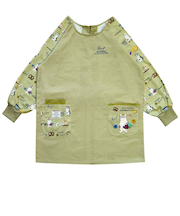 【当商品送料無料】割烹着 保育士 通販 かっぽう着 リブ 割烹着おしゃれ スモック チュニック エプロン クスグルジャパン ホームウェア ミセス