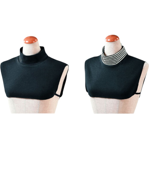 【当商品送料無料】つけ襟 タートルネック 2枚組 重ね着風 レディース 通販 付け襟 付け衿 タートル つけえり ネックカバー 首元 あったか