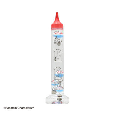 【当商品送料無料】ガラスフロート温度計 ムーミン 通販 温度計 ガリレオ温度計 ガリレオサーモメーター 置物 置き物 インテリア温度計 moomin