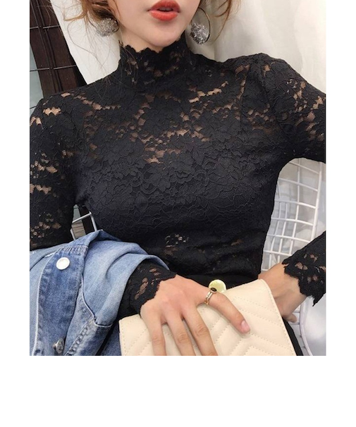 【当商品送料無料】総レース ブラウス 通販 シースルーブラウス 長袖ブラウス レースブラウスレディース レディース 女性 トップス