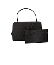 【当商品送料無料】フォーマルバッグ 慶弔両用 通販 ブラックフォーマルバッグ フォーマル バッグ 黒 冠婚葬祭 ハンドバッグ がま口バッグ お葬式