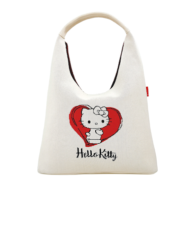 【当商品送料無料】ルートート サンリオ ROOTOTE 8489 通販 ニットバッグ トートバッグ ニットトートバッグ 肩掛けバッグ キティちゃん