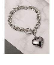 【当商品送料無料】ブレスレット ハート 通販 レディース ハートブレスレット チェーンブレスレット マンテルブレスレット アクセサリー アクセ