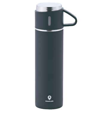 【当商品送料無料】ココカフェ ボトル 450ml コップ付き 通販 保冷 保温 ステンレス 真空二重 ステンレスボトル おしゃれ マグボトル マグ