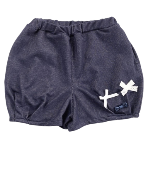 【当商品送料無料】デニム ショートパンツ 女の子 キッズ 通販 短パン ハーフパンツ バルーンパンツ リボン レース りぼん 後ろポケット