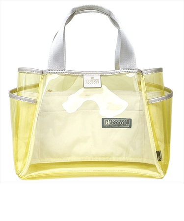 【当商品送料無料】ROOTOTE ルートート トートバッグ 3670 通販 仕切りトートバッグ トートバック 動く仕切り付き クリアバッグ