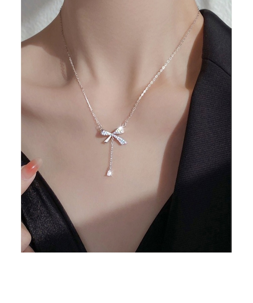 【当商品送料無料】ネックレス レディース シンプル 通販 ペンダント リボンネックレス リボン レディースジュエリー レディースアクセサリー