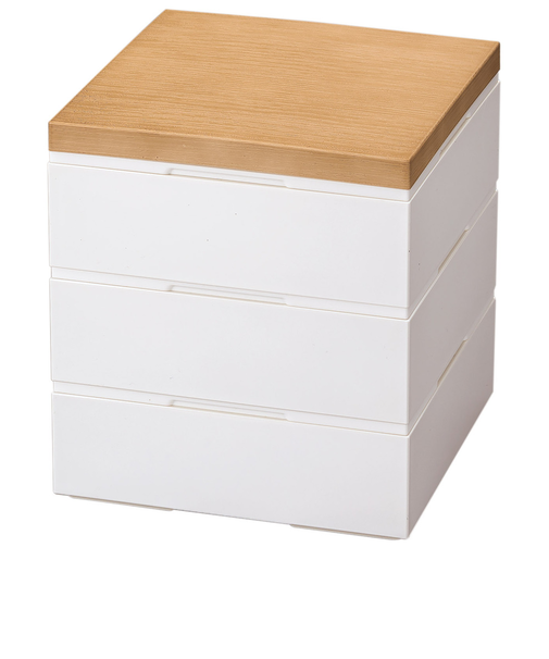 【当商品送料無料】NH home エヌエイチホーム 弁当箱 三段 小さめ 通販 日本製 国産 お重箱 重箱 御重 ランチボックス お弁当箱 三段重箱