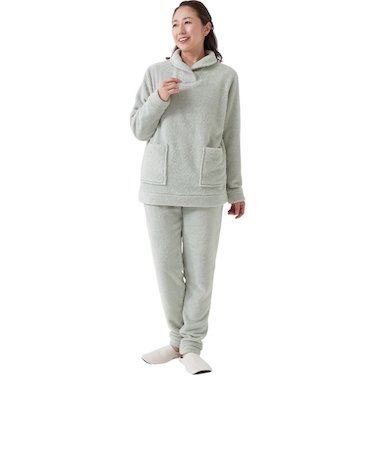 【当商品送料無料】パジャマ 上下セット レディース 通販 ふわふわ フリースパジャマ 長袖 セットアップ ルームウェア 部屋着 ナイトウェア