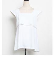 【当商品送料無料】ブラウス レディース スクエアネック 通販 夏 ノースリーブ シャツ レディースシャツ レディースブラウス おしゃれ