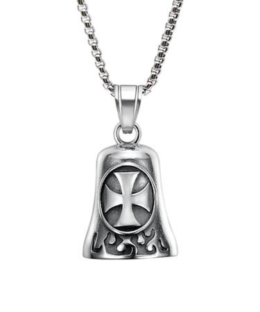 【当商品送料無料】ネックレス ステンレス メンズ 通販 ロングネックレス メンズネックレス ペンダント ベルネックレス ステンレス製 バイカー