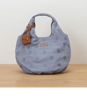 【当商品送料無料】トートバッグ ドット toleur 通販 レディース ハンドバッグ コットンキャンバス 手提げ 丸底 バッグ トート 大容量