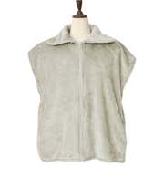 【当商品送料無料】ルームウェア ベスト 通販 WARMY ジレ 着るブランケット 現代百貨 A702 レディース かわいい おしゃれ 部屋着