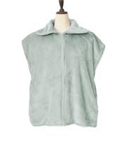 【当商品送料無料】ルームウェア ベスト 通販 WARMY ジレ 着るブランケット 現代百貨 A702 レディース かわいい おしゃれ 部屋着