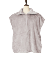 【当商品送料無料】ルームウェア ベスト 通販 WARMY ジレ 着るブランケット 現代百貨 A702 レディース かわいい おしゃれ 部屋着