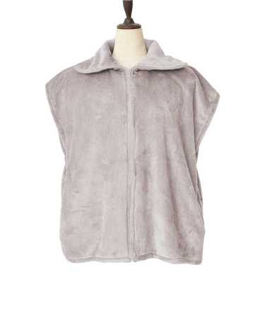 【当商品送料無料】ルームウェア ベスト 通販 WARMY ジレ 着るブランケット 現代百貨 A702 レディース かわいい おしゃれ 部屋着