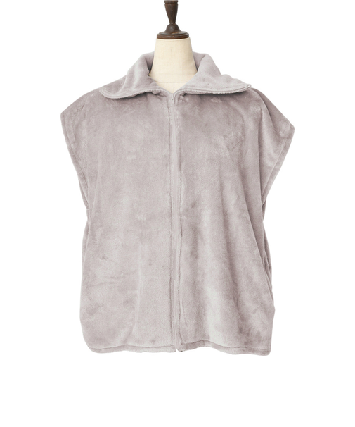 【当商品送料無料】ルームウェア ベスト 通販 WARMY ジレ 着るブランケット 現代百貨 A702 レディース かわいい おしゃれ 部屋着