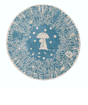 【当商品送料無料】ムーミン ラグマット 通販 円形 ゴブラン織りラグ ラグカーペット カーペット 円形ラグ ラグ 絨毯 じゅうたん おしゃれ