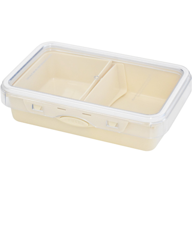 【当商品送料無料】push&push ランチボックス 800ml 通販 弁当箱 お弁当箱 仕切り付き フードコンテナ 保存容器 1段 一段