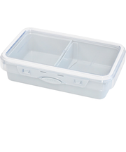 【当商品送料無料】push&push ランチボックス 800ml 通販 弁当箱 お弁当箱 仕切り付き フードコンテナ 保存容器 1段 一段