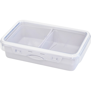 【当商品送料無料】push&push ランチボックス 800ml 通販 弁当箱 お弁当箱 仕切り付き フードコンテナ 保存容器 1段 一段