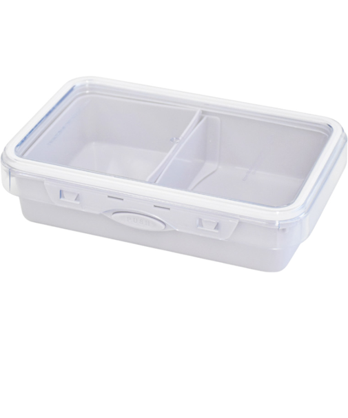 【当商品送料無料】push&push ランチボックス 800ml 通販 弁当箱 お弁当箱 仕切り付き フードコンテナ 保存容器 1段 一段