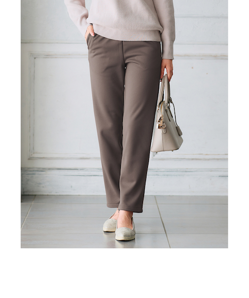 【当商品送料無料】パンツ 裏起毛 レディース 通販 日本製 ズボン 長ズボン ロングパンツ レディースパンツ 裏起毛パンツ 裾ファスナー