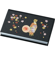 【当商品送料無料】山中塗 カードケース 通販 日本製 国産 名刺入れ ミタニ 山中漆器 和風 和柄 蒔絵 漆芸 レディース メンズ 海外へのおみやげ