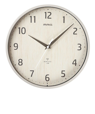 【当商品送料無料】MAG マグ 掛時計 無線LAN 通販 掛け時計 ネット接続 時計 無線LAN掛け時計 壁掛け時計 無線LAN時計 クロック