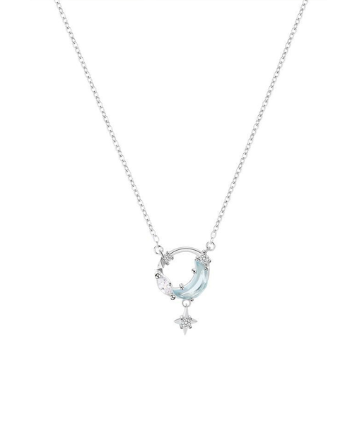 【当商品送料無料】ネックレス レディース シンプル 通販 ペンダント ジュエリー レディースアクセサリー シルバー 月 星 大人 かわいい おしゃれ