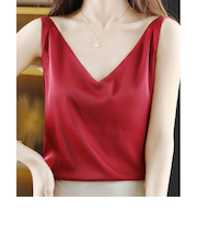 【当商品送料無料】キャミソール カップなし 通販 キャミタンク サテンキャミ さらさら レディース トップス インナー 大人 かわいい きれいめ