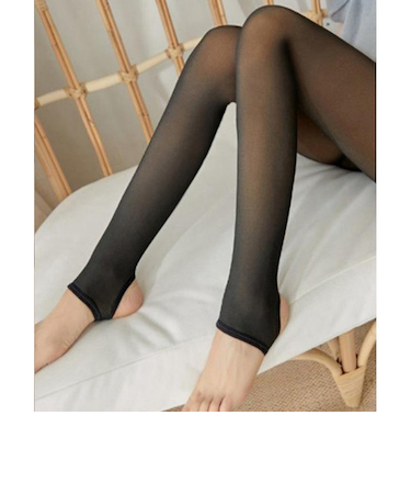 【当商品送料無料】フェイクタイツ トレンカ 通販 ストッキング風 タイツ 透け感タイツ 透けて見える 薄手 透け感 伸縮性 無地 レディース