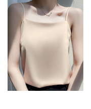 【当商品送料無料】キャミソール カップなし 通販 サテン キャミ サテンキャミ さらさら 透けにくい レディース トップス インナー 大人 かわいい