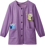 【当商品送料無料】割烹着 暖かい 裏起毛 通販 かっぽう着 スモック 前開き 大人 エプロン レディース 長袖 袖付き あったか 秋 冬 秋冬 防寒