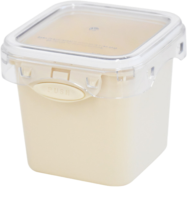 【当商品送料無料】push&push ランチボックス 400ml 通販 弁当箱 お弁当箱 おかず入れ フードコンテナ 保存容器 1段 一段