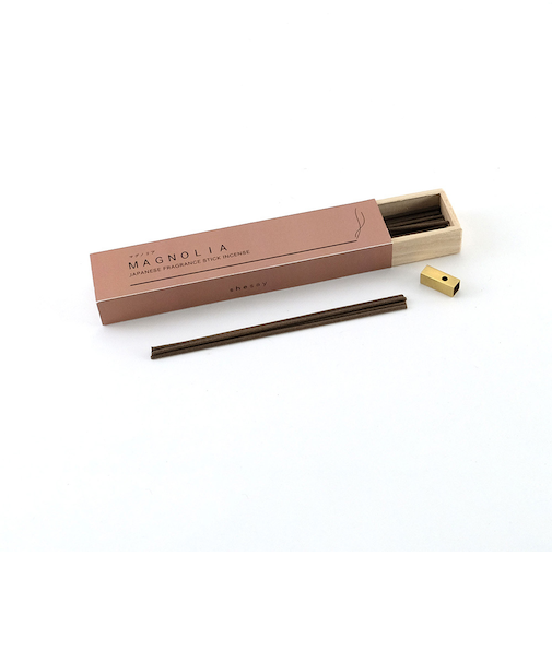 【当商品送料無料】お香 ロング 通販 日本製 スティック 香立て付き 香立て 真鍮 shesay シセイ アロマ インセンス ロングタイプ