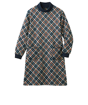 【当商品送料無料】チュニック 長袖 裏起毛 通販 ロングチュニック 長袖チュニック レディース 割烹着 かぶるだけ かっぽう着 ワンピース エプロン