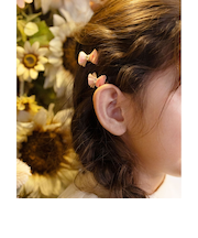 【当商品送料無料】Rora ヘアクリップ キッズ 2個セット 通販 メロディア ミニ ラインストーン ヘアークリップ 髪どめ 髪留め